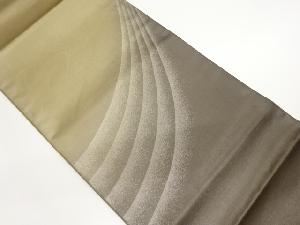 曲線模様織出し袋帯